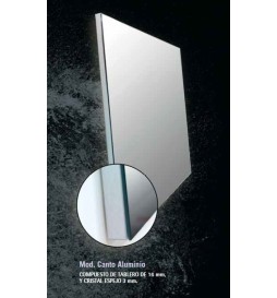 Espejo Klima Liso Canto Aluminio