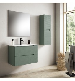 Mueble Monaco Green 2 Dos Cajones Suspendidos Cajoneras